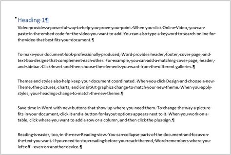 Image result for Word Paragraph