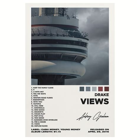 1pc Frameless "" Album Art Canvas Wall Art Poster - 12x18 Inch Modern ...