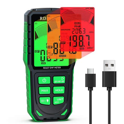 EMF Detector, Detect All 3 Types of Electromagnetic Radiation Field in ...