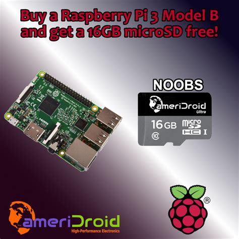 Image result for Raspberry Pi 3 Model B microSD