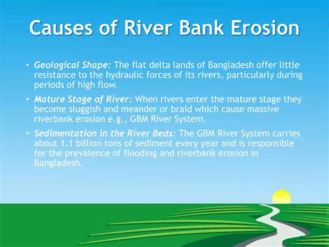 Causes Of River Bank Erosion
