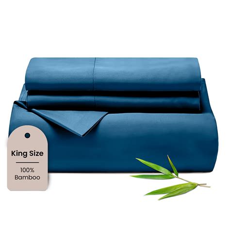 Mush 100% Bamboo Bedsheet for King Size Bed with 2 Pillow Covers | Lux