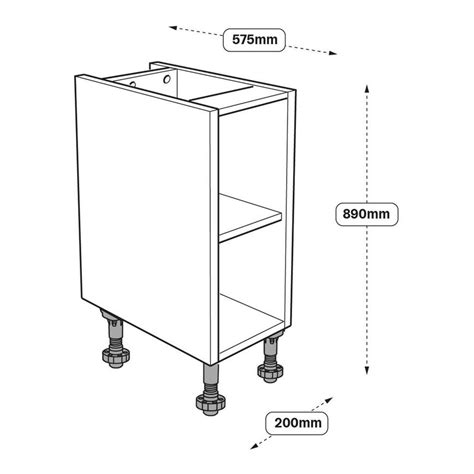 Image result for Howdens 200Mm Base Unit