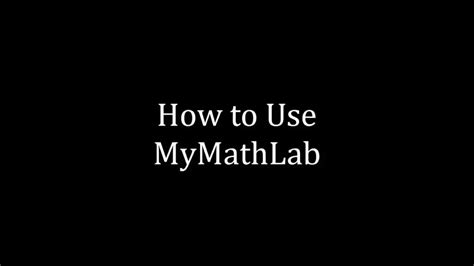 Image result for My Math Lab Tutorial