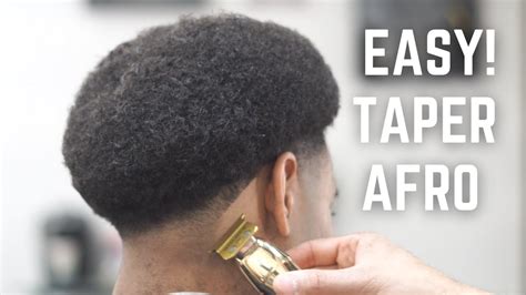 Image result for Taper Fade Afro Tutorial