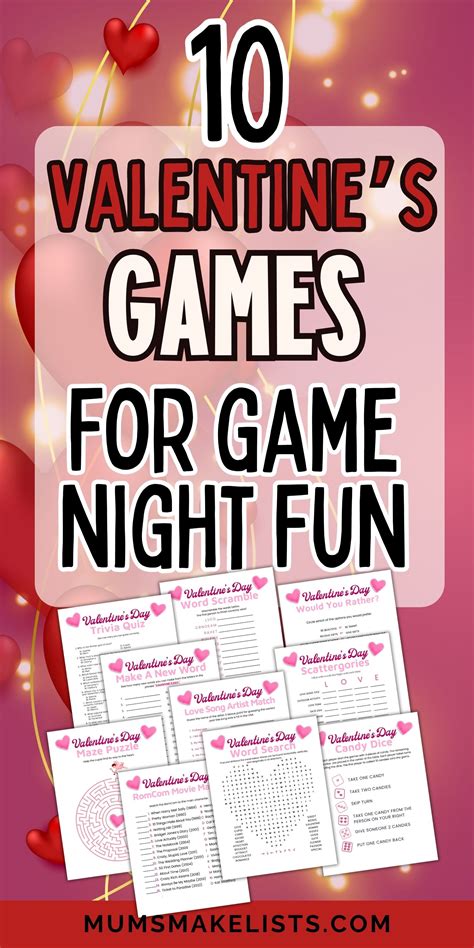 10 Super Fun Valentine's Games For Teens
