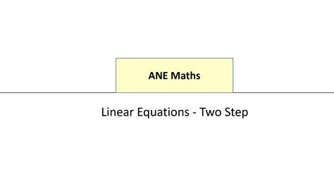 Image result for Solving Two-Step Linear Equations