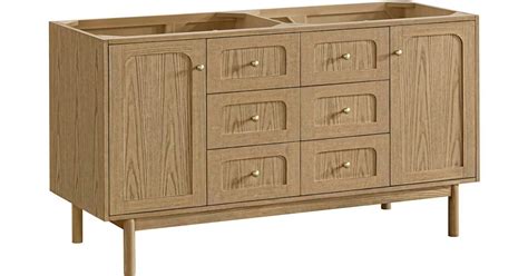 James Martin Vanities 545-V60D-M-LNO Laurent 60" Wall Mounted or Free ...