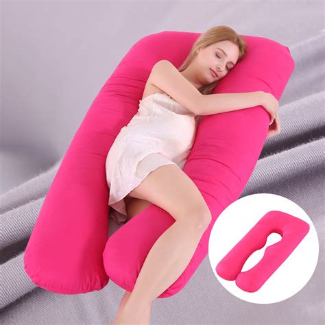 跨境U型全棉孕妇枕头靠垫腰枕多功能护腰侧睡枕芯抱枕 厂家直销-阿里巴巴
