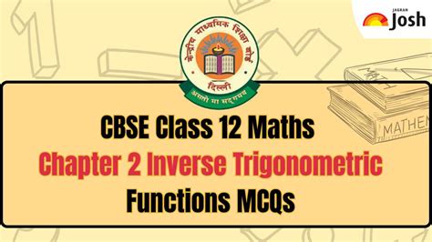 CBSE Class 12 Maths Chapter 4 Determinants MCQs