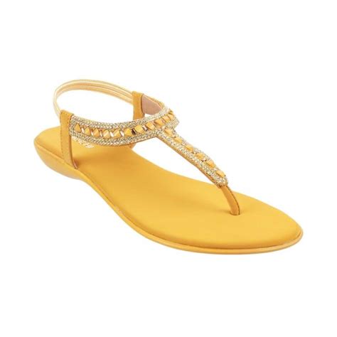 Buy Mochi Women Yellow Casual Sandals Online | SKU: 35-5023-33-37 ...