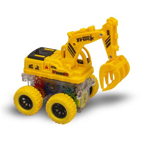Friction Powered Construction Truck Crane and Excavator | Assorted Des ...