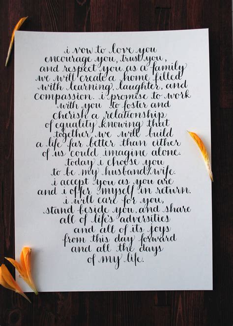 Writing Wedding Vows Template - Social Media Template