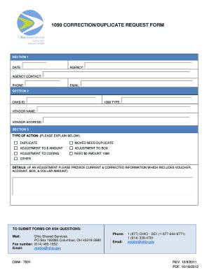 OH OMB-7501 2011-2026 - Fill and Sign Printable Template Online