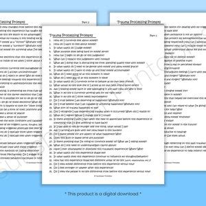 Image result for Trauma Processing Prompts