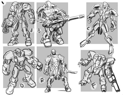 Mech Suit Drawing Tutorial 的图像结果