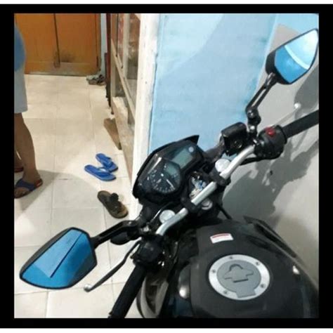 Jual Spion model Ducati uk Besar bahan CNC Kaca Biru Yamaha MT25 - Kab ...