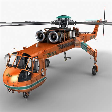 max sikorsky s 64 skycrane helicopter