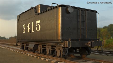 3D Steam Locomotive Tender model | 3D Molier International