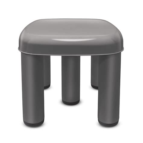 MILTON Big Hardy Plastic Stool, Grey | Comfortable Seating | Anti Skid ...