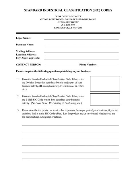 Image result for Standard Industrial Classification SIC Codes Explained