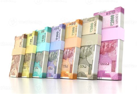 Indian Currency Notes Bundle 108 Indian Currency Bundle Stock Photos,