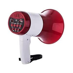 Hanumex Handheld Megaphone with Loud Speaker | Recorder & USB Memory ...
