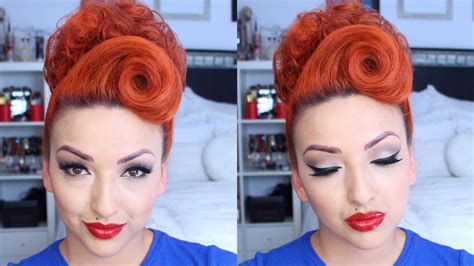 Image result for Pin Up Hairdo Tutorial Step by Step