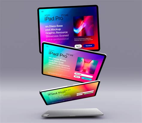 iPad Pro Psd Mockup Landscape Scene | Pixeden Club
