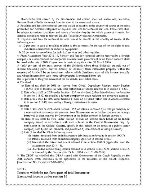 U2 - Incomes which do not form part of total income or exempted income ...