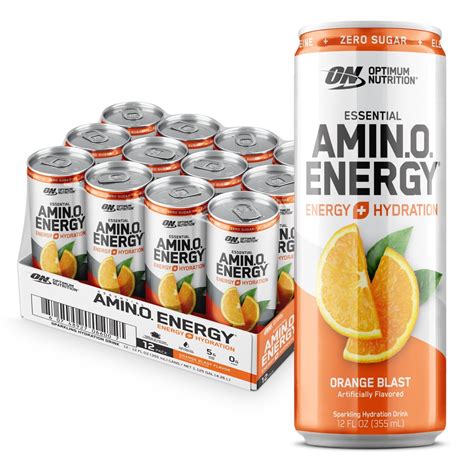 Snapklik.com : Optimum Nutrition Amino Energy Sparkling Hydration Drink, Electrolytes, Caffeine ...