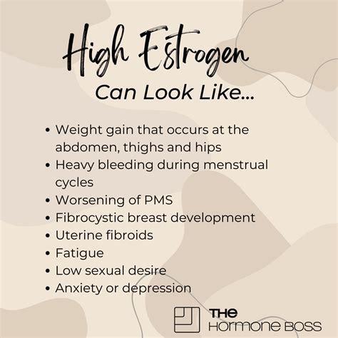 Signs and symptoms of low estrogen – Artofit