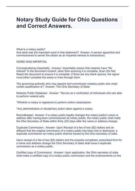 Image result for Notary Study Guide