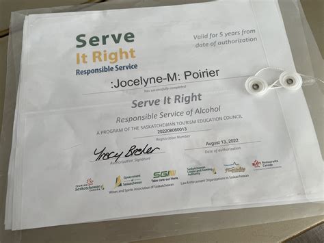 Does Serving It Right Expire