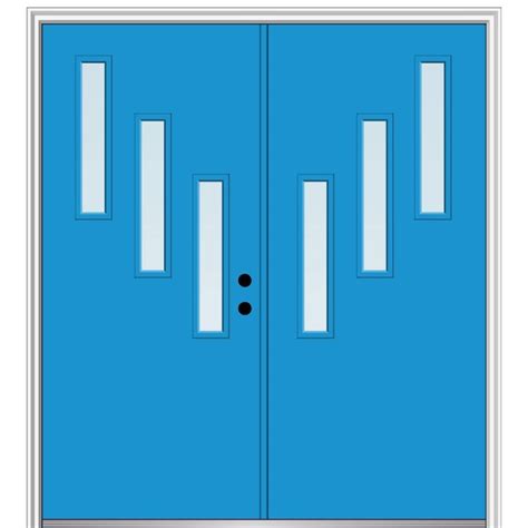 MMI DOOR Spotlights 60-in x 80-in Fiberglass Half Lite Left-Hand ...