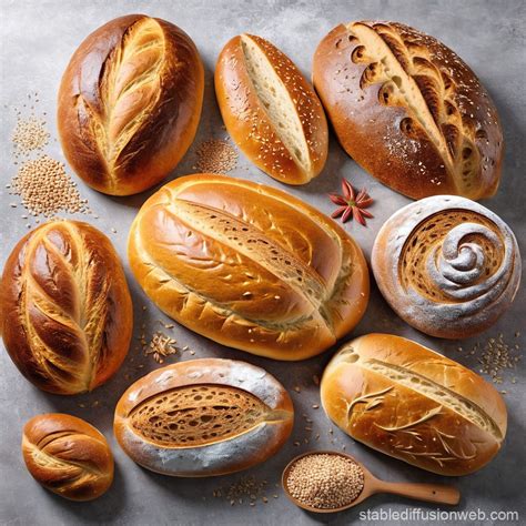 Artisan Sourdough Bread Logo | Stable Diffusion Online