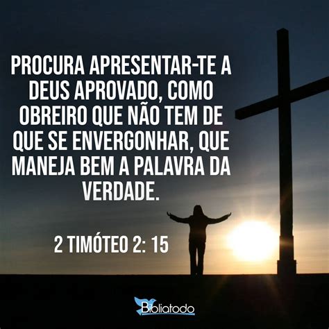 2 Timóteo 2:15 VIVA - Trabalhe arduamente, para que Deus possa dizer ...