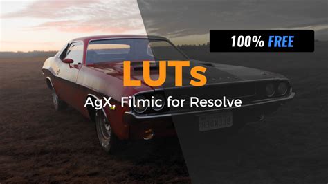 Free AgX, Filmic & Creative LUT Pack for DaVinci Resolve • Creative Shrimp