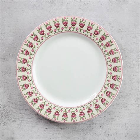 Buy Clay Craft India Circus Rose Mellow Multicolour Ceramic Side Plate ...