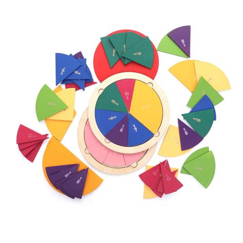 Wooden Fraction Puzzle for Kids | Montessori Toy – nestatoys