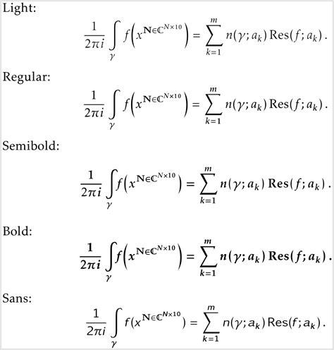 Image result for OpenType Math Fonts