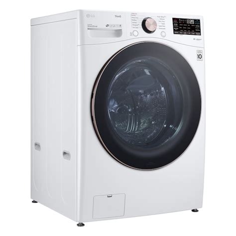 LG TurboWash 360 4.5-cu ft High Efficiency Stackable Steam Cycle Smart ...