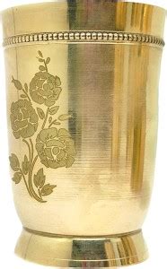 SAUBHAGYA Pure Brass Glass/Tumbler for Drinking Serving Water, Capacity ...