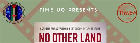 No Other Land: Film Screening, 03-309 Steele Building (3), Staff House ...