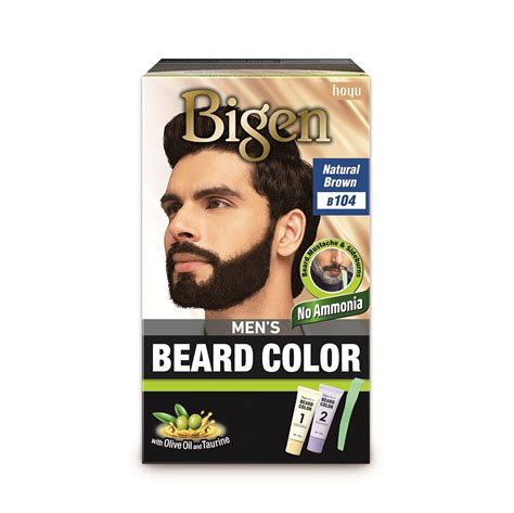 Bigen Men's Beard Color Natural Brown (B104) - 40gm – Fetch N Buy