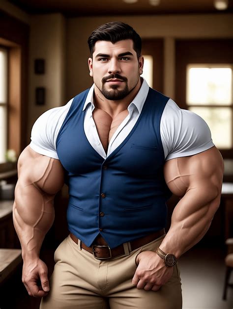 Image result for Large Muscle Man