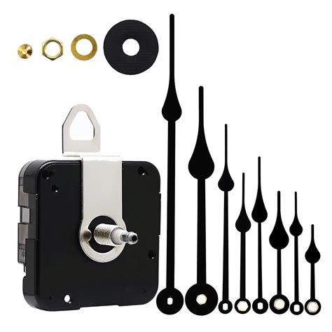 CALANDIS® DIY Wall Clock Movement Mechanism with 4 Sets Hands for ...