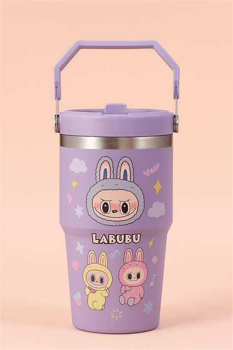 Labubu Bunny Friends Straw Tumbler for Kids – Leak-Resistant Sipper Cu ...