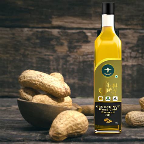 Wooden Cold Pressed GroundNut Oil