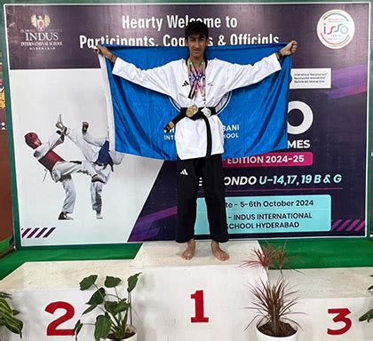 Taekwondo Achievements by Students | Dhirubhai Ambani International School